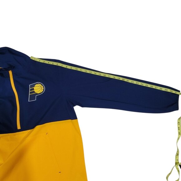 Indiana Pacers Anorak Windbreaker Jacket Mens Large Hood Pullover Fanatics NBA - Picture 12 of 14